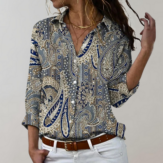 Dames Blouse Elegant Lumen Stijlvolle Vrouwelijke Tops - StudioMarella