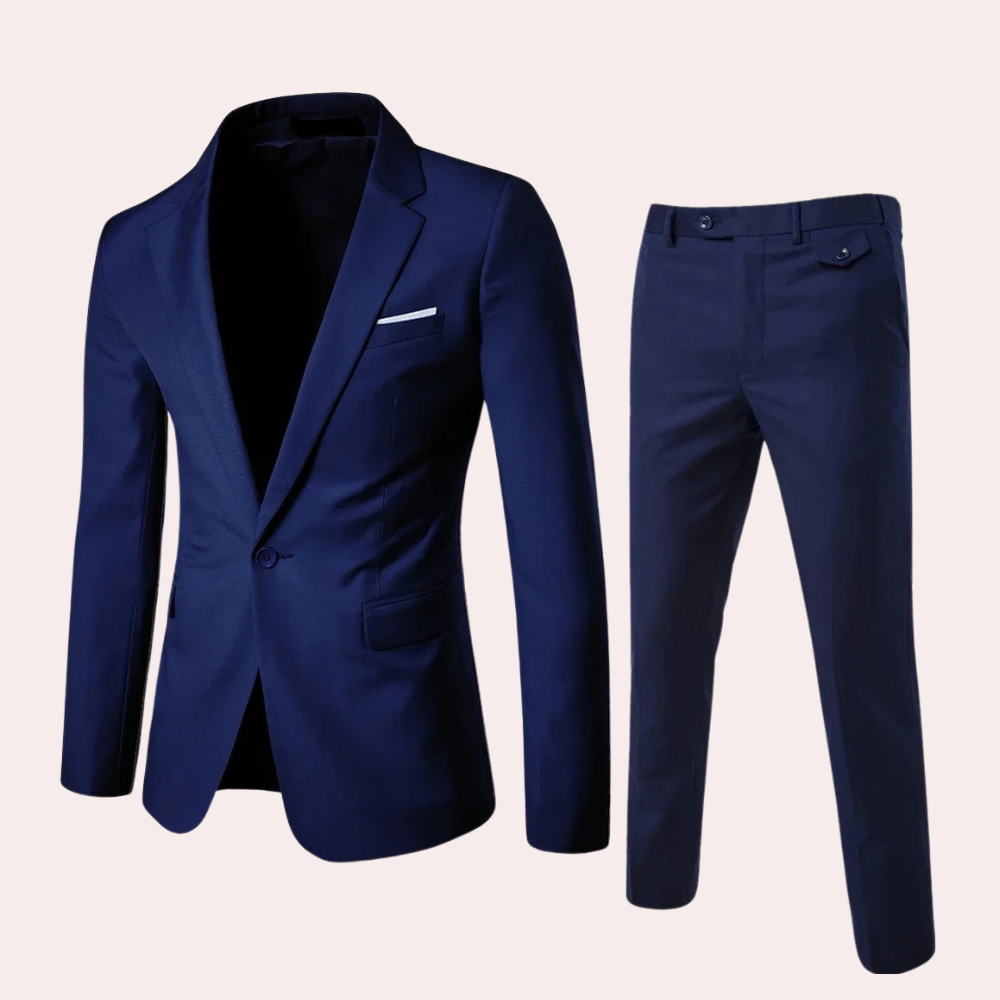 Blazer Set voor Mannen - Modieuze Blazer en Broek