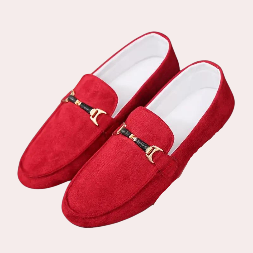 Heren Loafers Casual Comfortabel Leer - StudioMarella