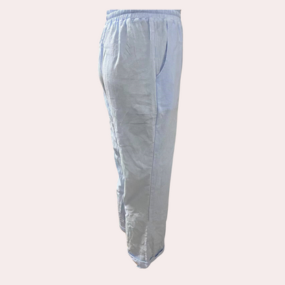Dames Linnen Broek Zomerse Comfort Broek voor Vrouw