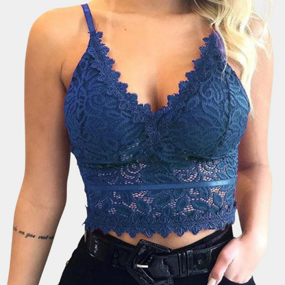 Kanten Top voor Dames Cropped Jurkje