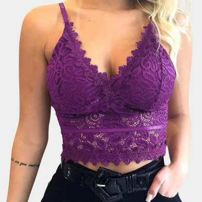 Kanten Top voor Dames Cropped Jurkje