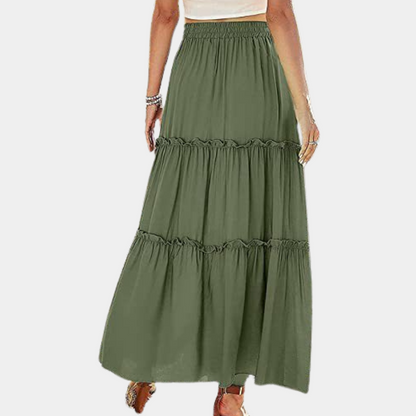 Zomerjurk Dames Lange Rok Boho Stijl Zacht