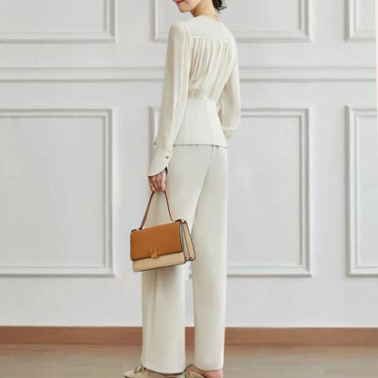 Damesset 2-delig Elegante Jurk Broek Moderne Stijl