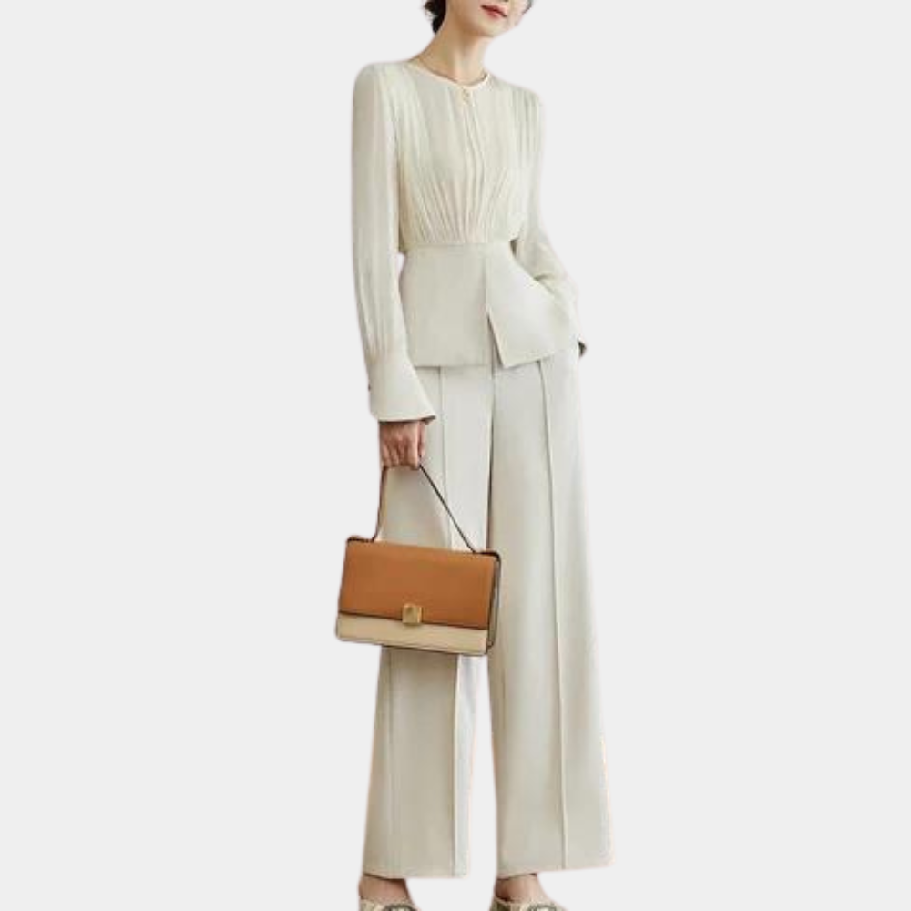 Damesset 2-delig Elegante Jurk Broek Moderne Stijl - StudioMarella