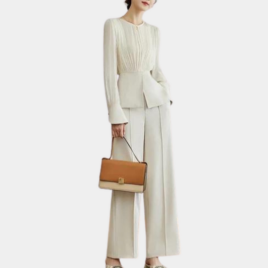 Damesset 2-delig Elegante Jurk Broek Moderne Stijl - StudioMarella