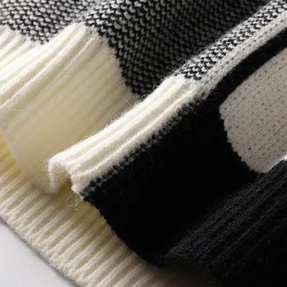 Heren Trui Gebreid Dikke Stof Geometrisch Patroon Comfortabel