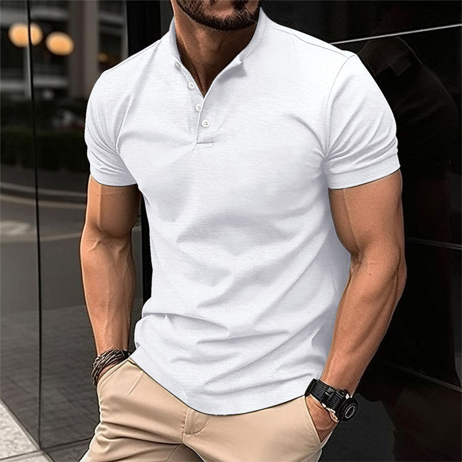 Heren Poloshirt Slim Fit Kwaliteit Katoen