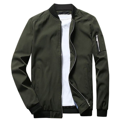 Heren Jasje Slim Fit Stijlvol Zwart Design