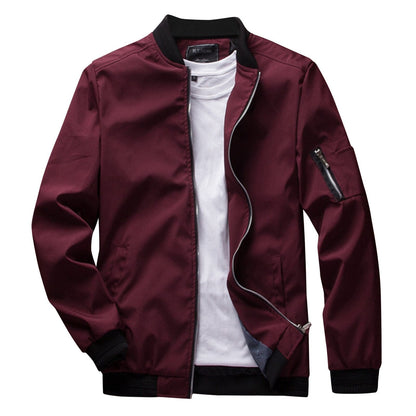 Heren Jasje Slim Fit Stijlvol Zwart Design