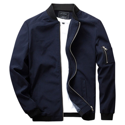 Heren Jasje Slim Fit Stijlvol Zwart Design