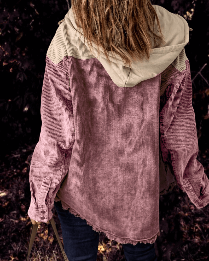 Damesjas Retro Stijl met Zakken