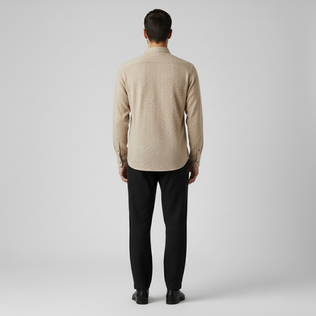 Elegante Heren Overhemd Zacht en Ademend