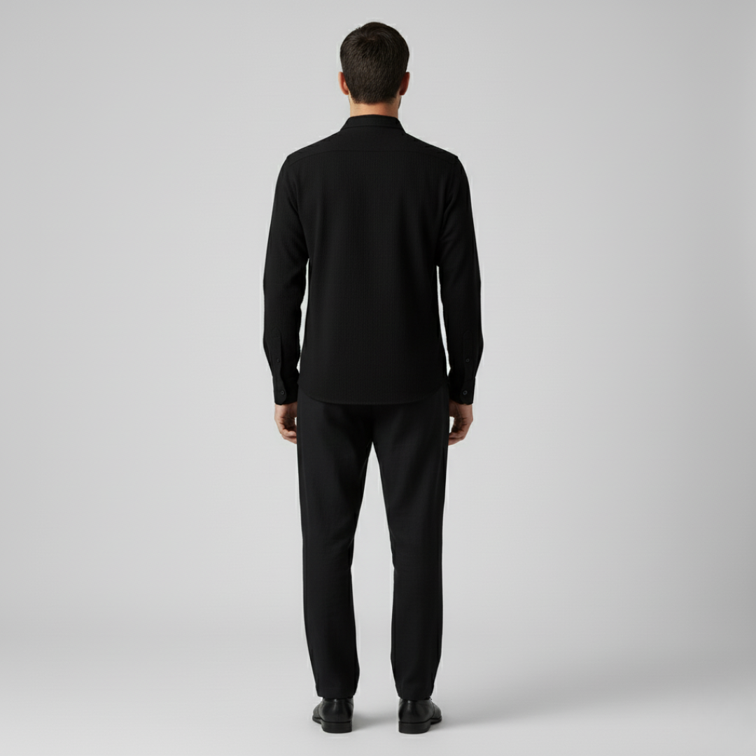 Elegante Heren Overhemd Zacht en Ademend