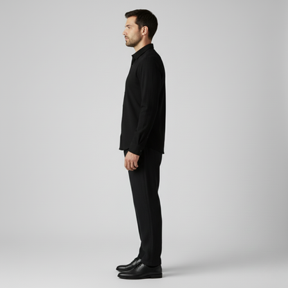 Elegante Heren Overhemd Zacht en Ademend
