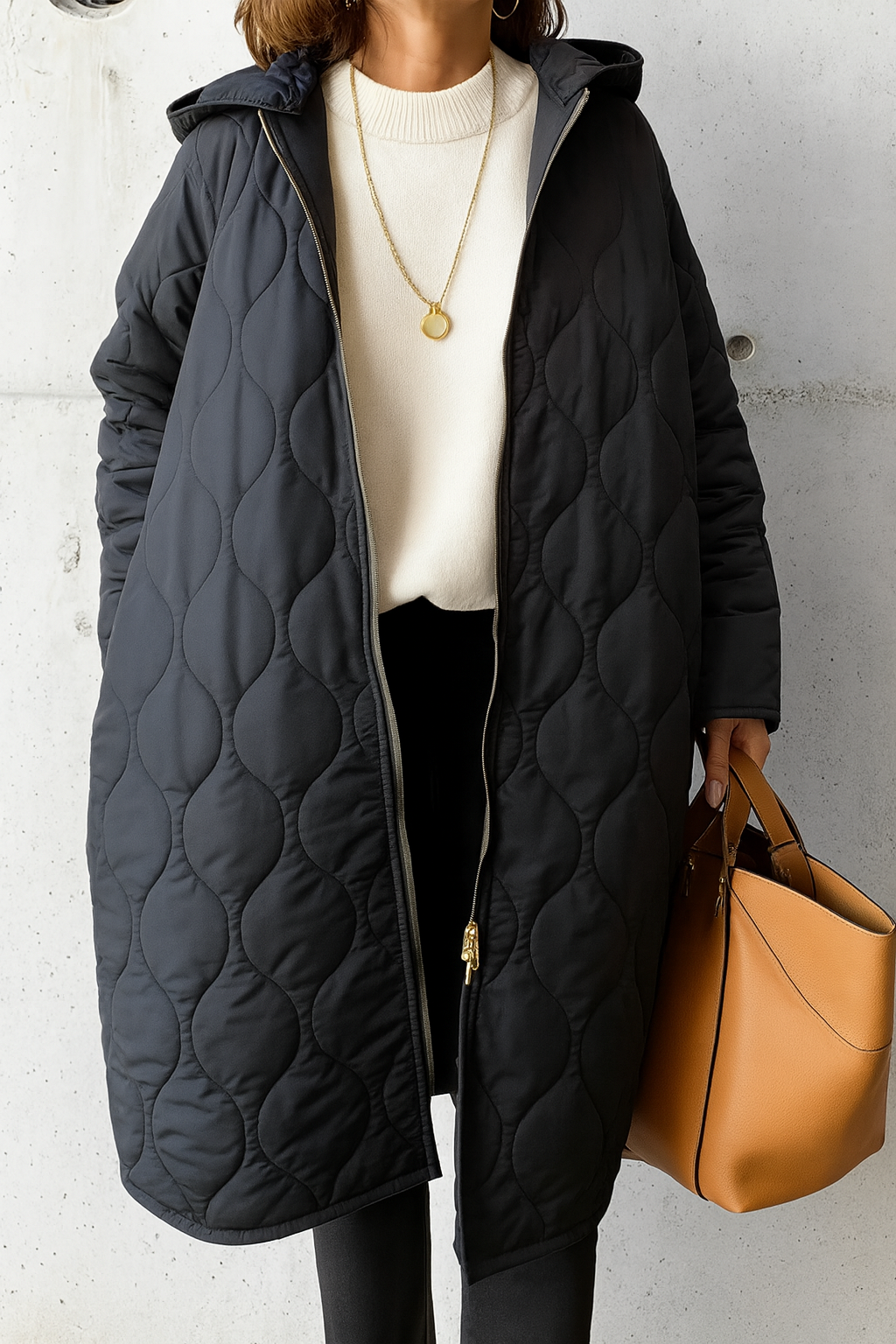 Dames Parka Met Capuchon Waterdicht en Comfortabel