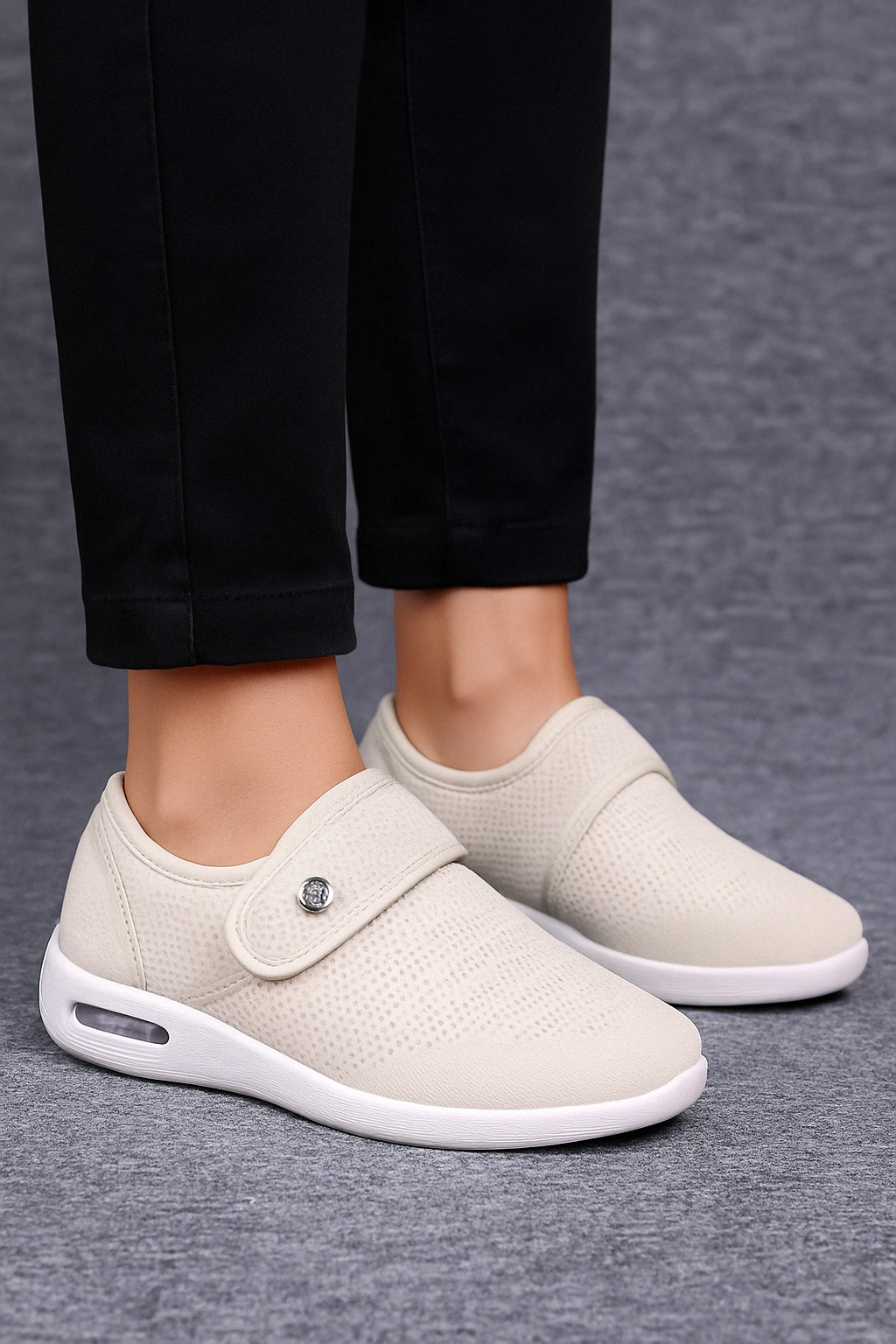 Heren Instappers Comfortabele Klittenband Schoenen Dagelijks Gebruik