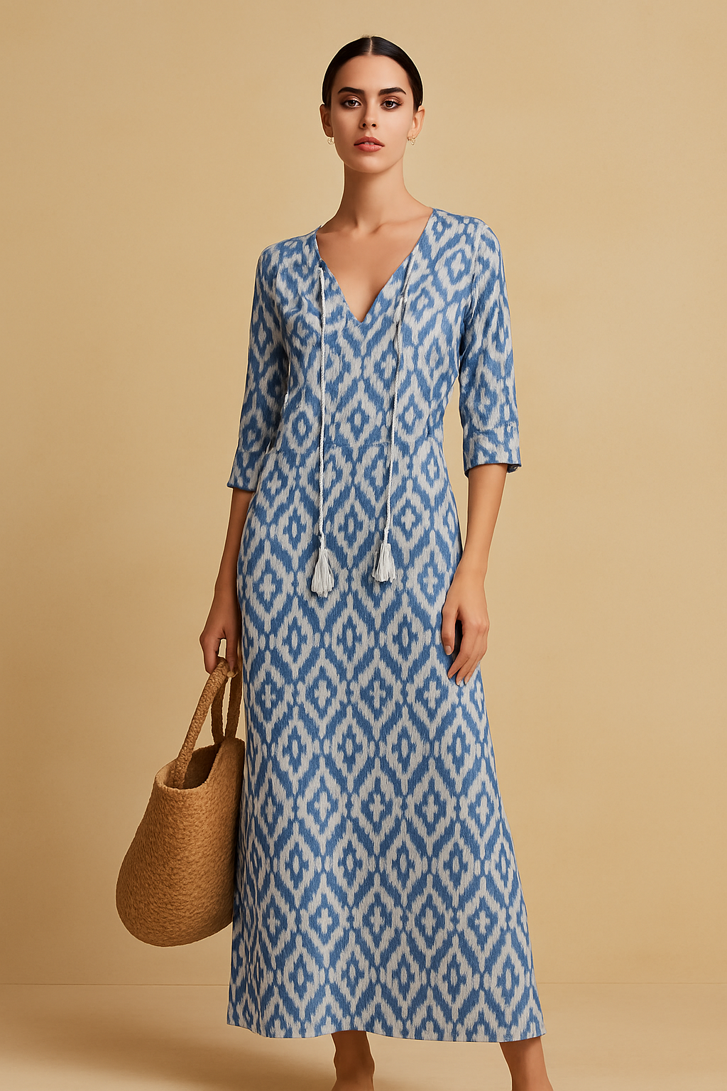 Dames Boho Zomerjurk Losse Pasvorm