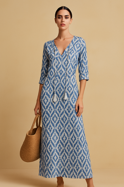 Dames Boho Zomerjurk Losse Pasvorm