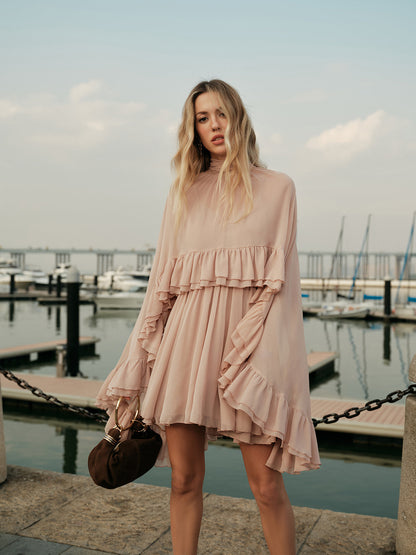 Dames Zomerjurk Mini Rok Elegant Comfort Jurk voor Feest en Dagelijks