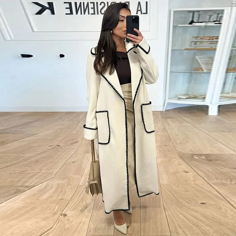 Warme Trenchcoat voor Vrouw Elegante Design - StudioMarella