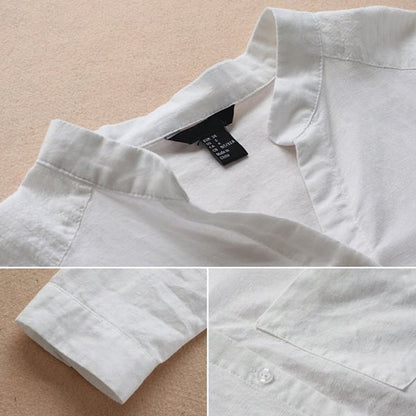 Vrouwelijk Overhemd Katoen Comfortabel Casual Stijl