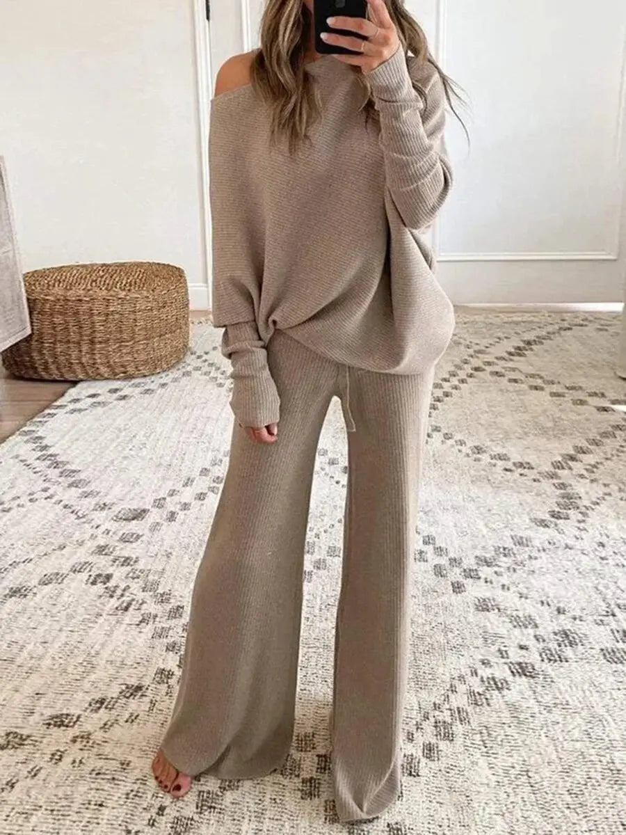 Dames Lounge Set Comfortabel Tweedelig Stijlvol - StudioMarella