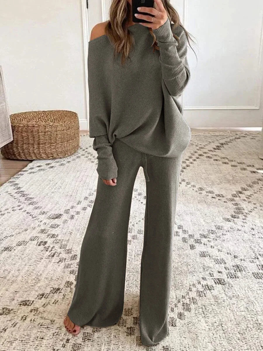 Dames Lounge Set Comfortabel Tweedelig Stijlvol