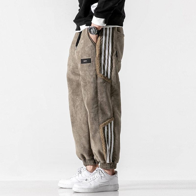 Heren Joggingbroek Sherpa Voering Warm en Zacht