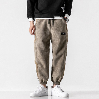 Heren Joggingbroek Sherpa Voering Warm en Zacht