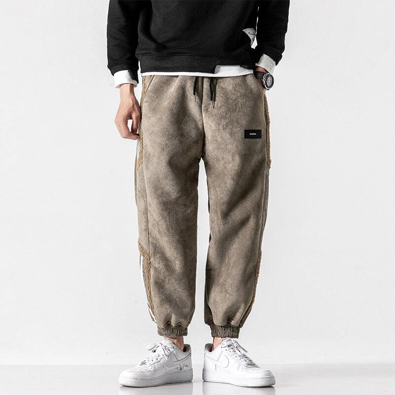 Heren Joggingbroek Sherpa Voering Warm en Comfortabel