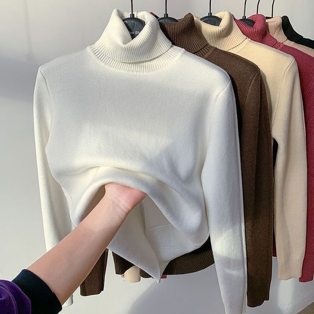 Dames Coltrui Zacht Kasjmier Oversized Warme Wintertrui