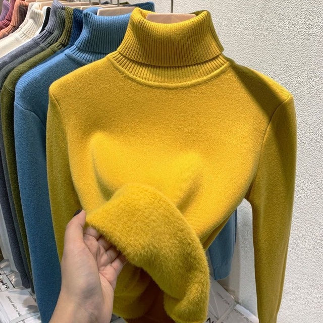 Dames Coltrui Zacht Kasjmier Oversized Warme Wintertrui