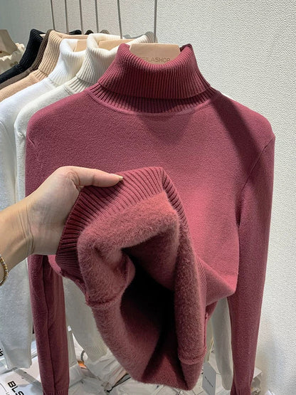 Dames Coltrui Zacht Kasjmier Oversized Warme Wintertrui