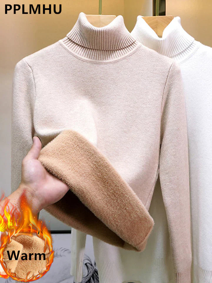 Dames Coltrui Zacht Kasjmier Oversized Warme Wintertrui