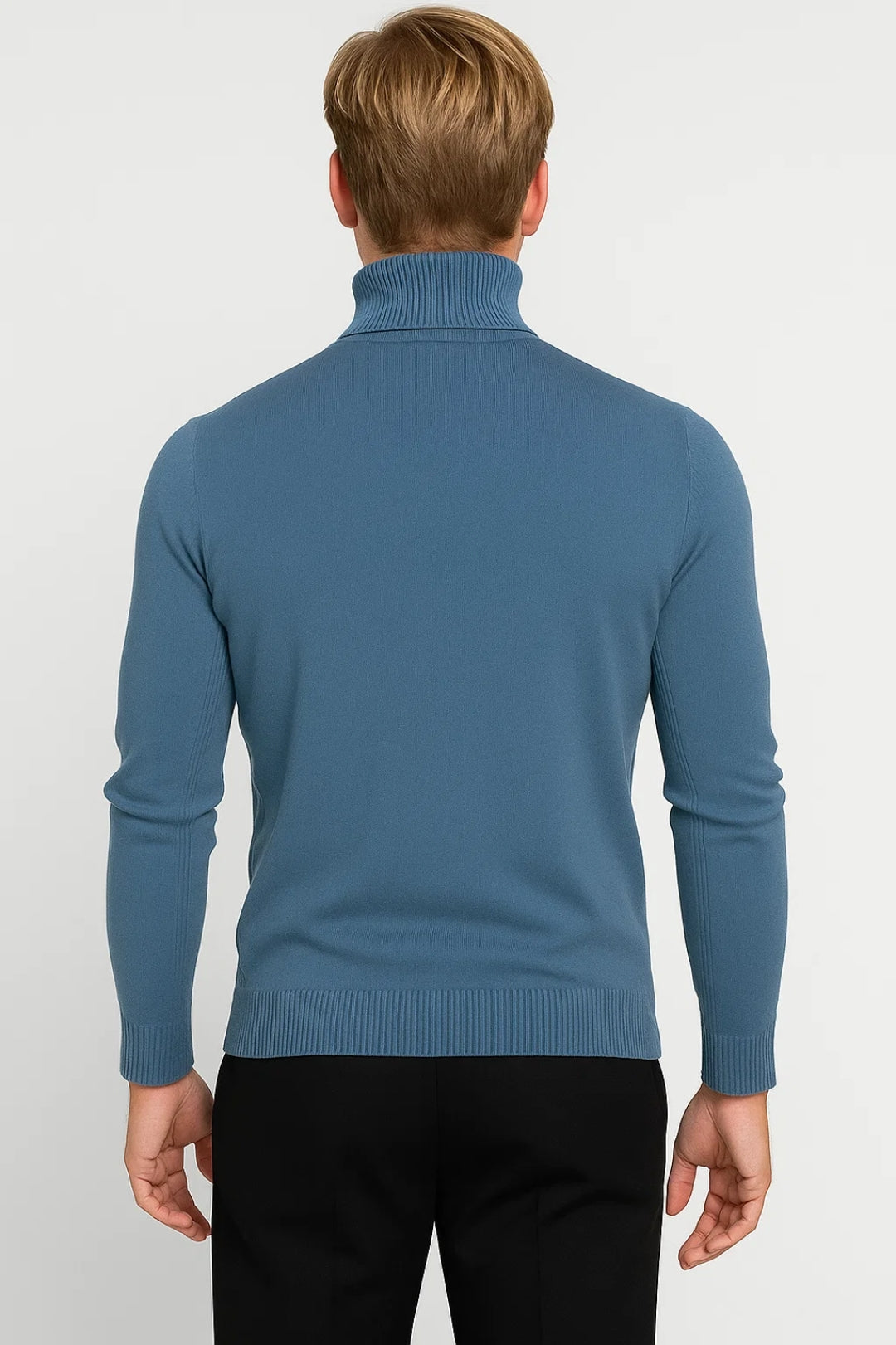 Coltrui Heren Slim Fit Hoge Kraag Casual
