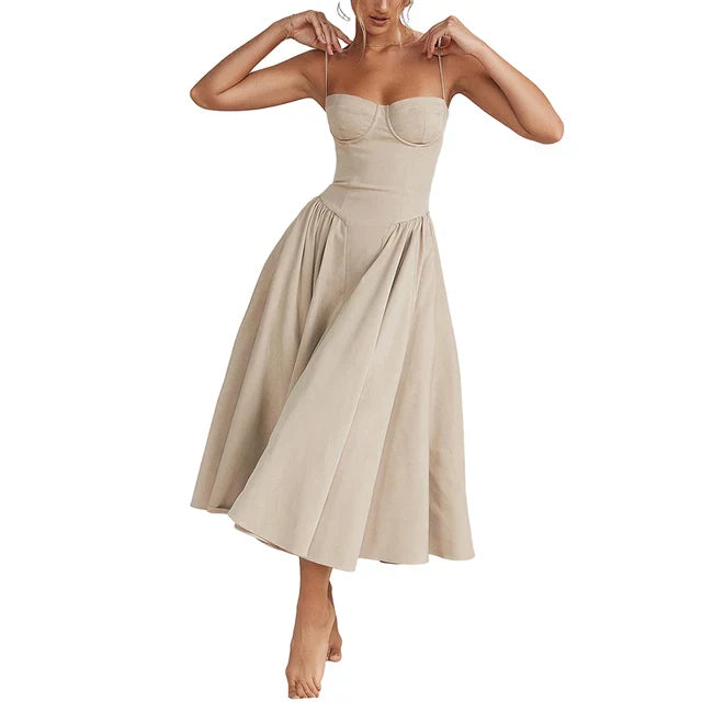 Vrouwen A-lijn Jurk Zomerjurk Elegant La Bella Moda - StudioMarella