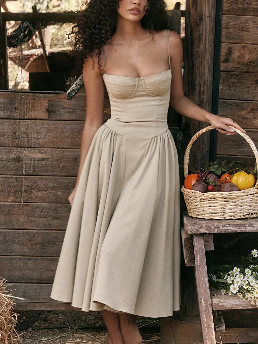 Vrouwen A-lijn Jurk Zomerjurk Elegant La Bella Moda