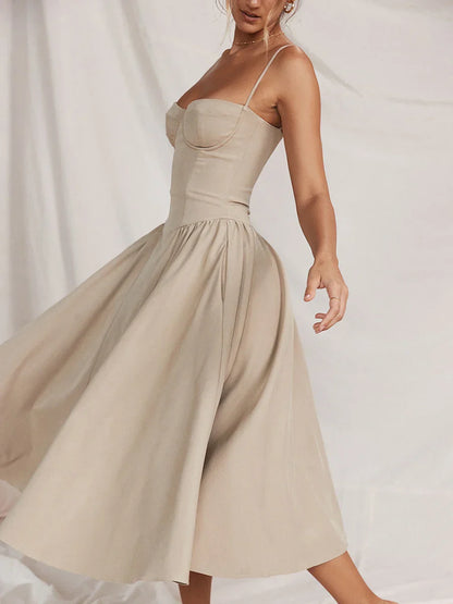 Vrouwen A-lijn Jurk Zomerjurk Elegant La Bella Moda