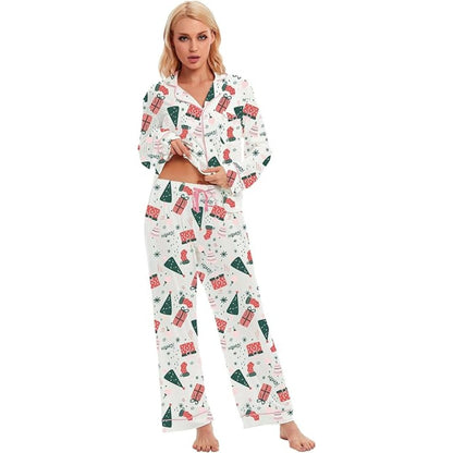 Dames Pyjama Zacht Feestelijke Nachtmode - StudioMarella