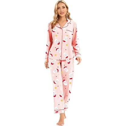 Cora Dames Pyjama | Zachte Katoen, Feestelijk Ontwerp 2