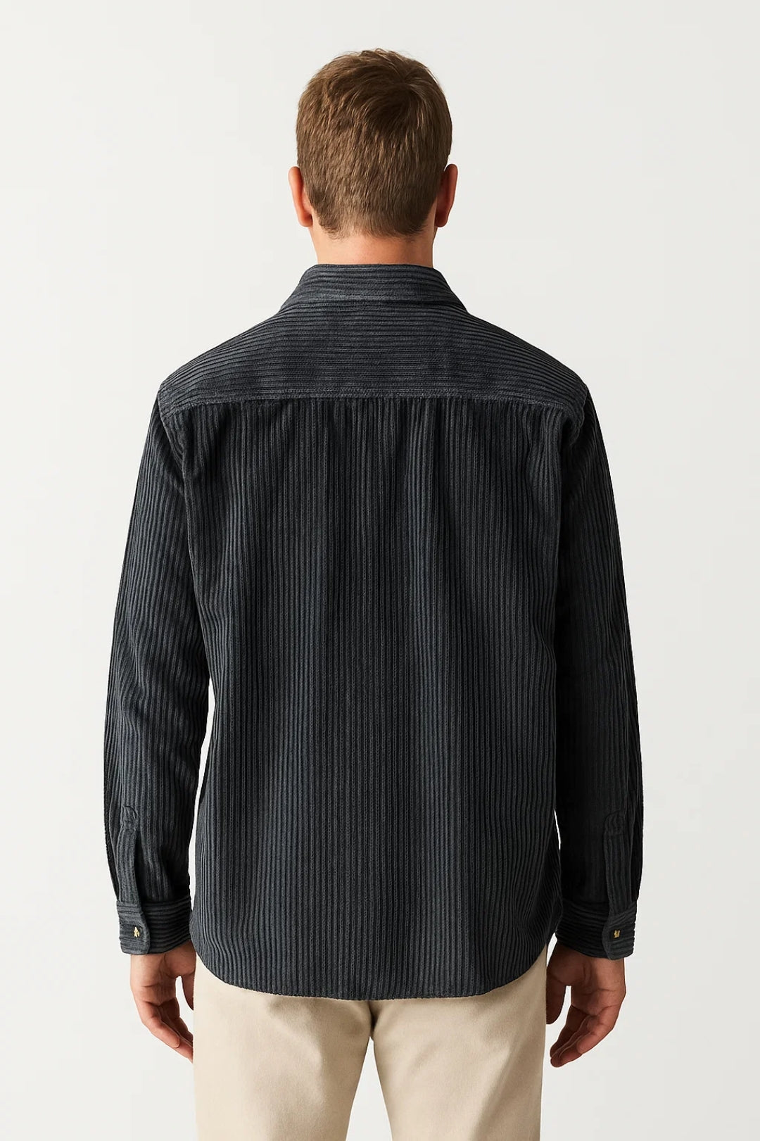 Overshirt Heren Losvallend Met Zak Comfortabele Pasvorm