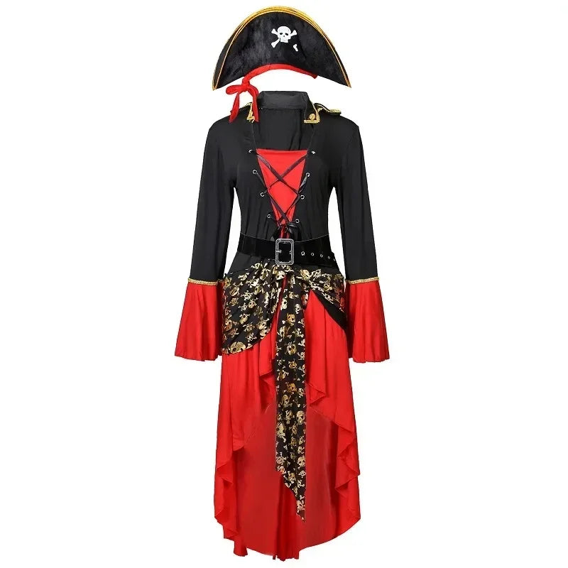 Piratenjurk Elegant voor Vrouw Halloween Feestkleding - StudioMarella