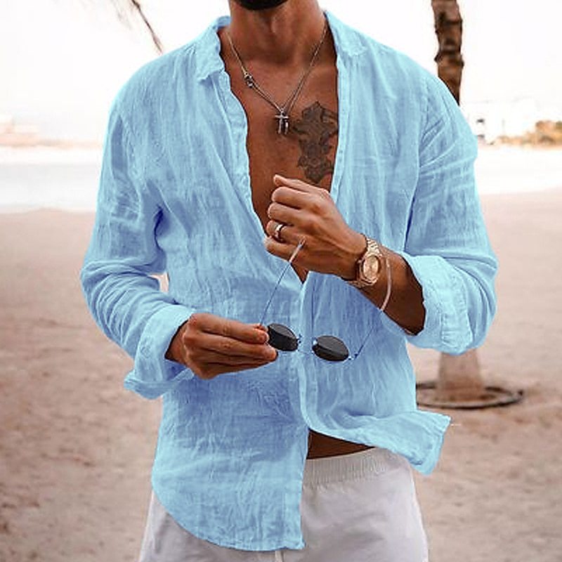 Luchtige Zomershirt van Katoen voor Mannen Comfortabele Stijl - StudioMarella