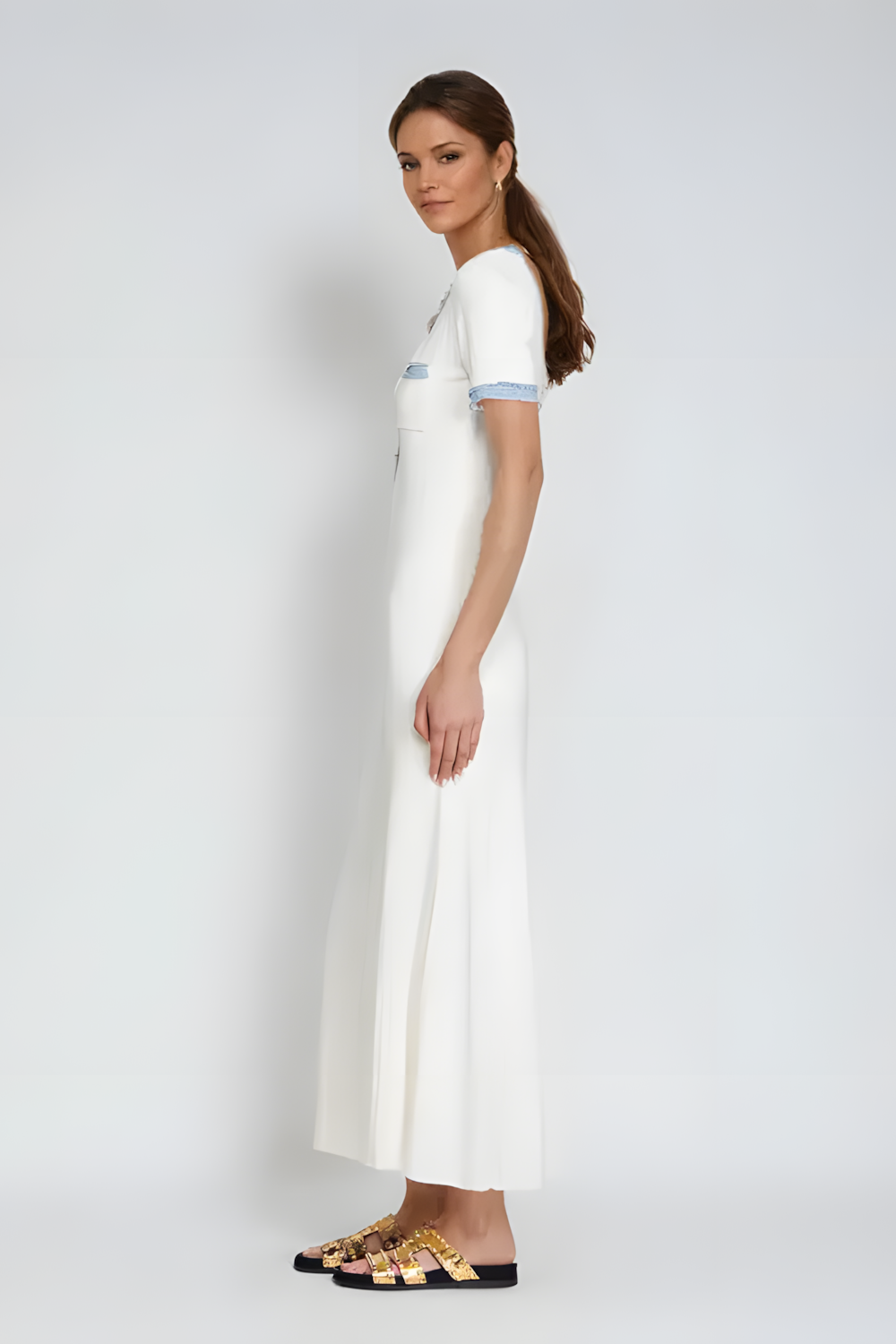 Dames Casual Midi Zomerjurk - Sandra