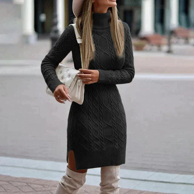 Dames Winterjurk Gebreid Warm en Comfortabel
