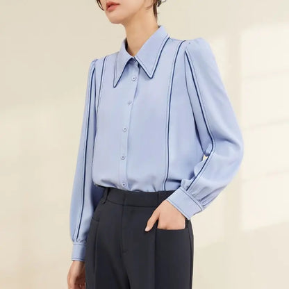 Lente Shirts Lange Mouw Voor Vrouw Casual Stijl