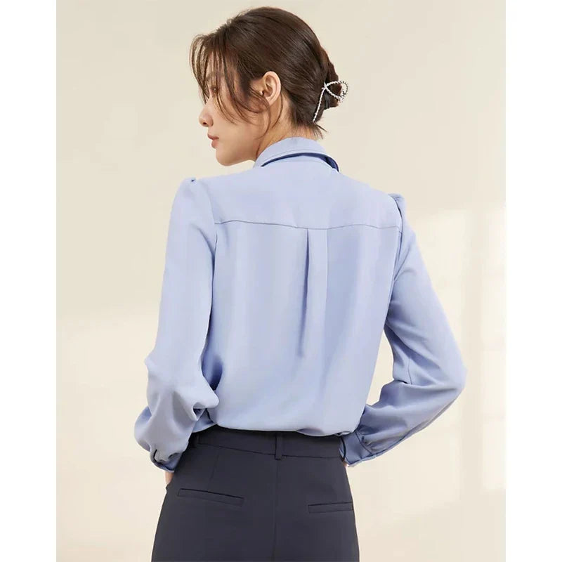 Lente Shirts Lange Mouw Voor Vrouw Casual Stijl
