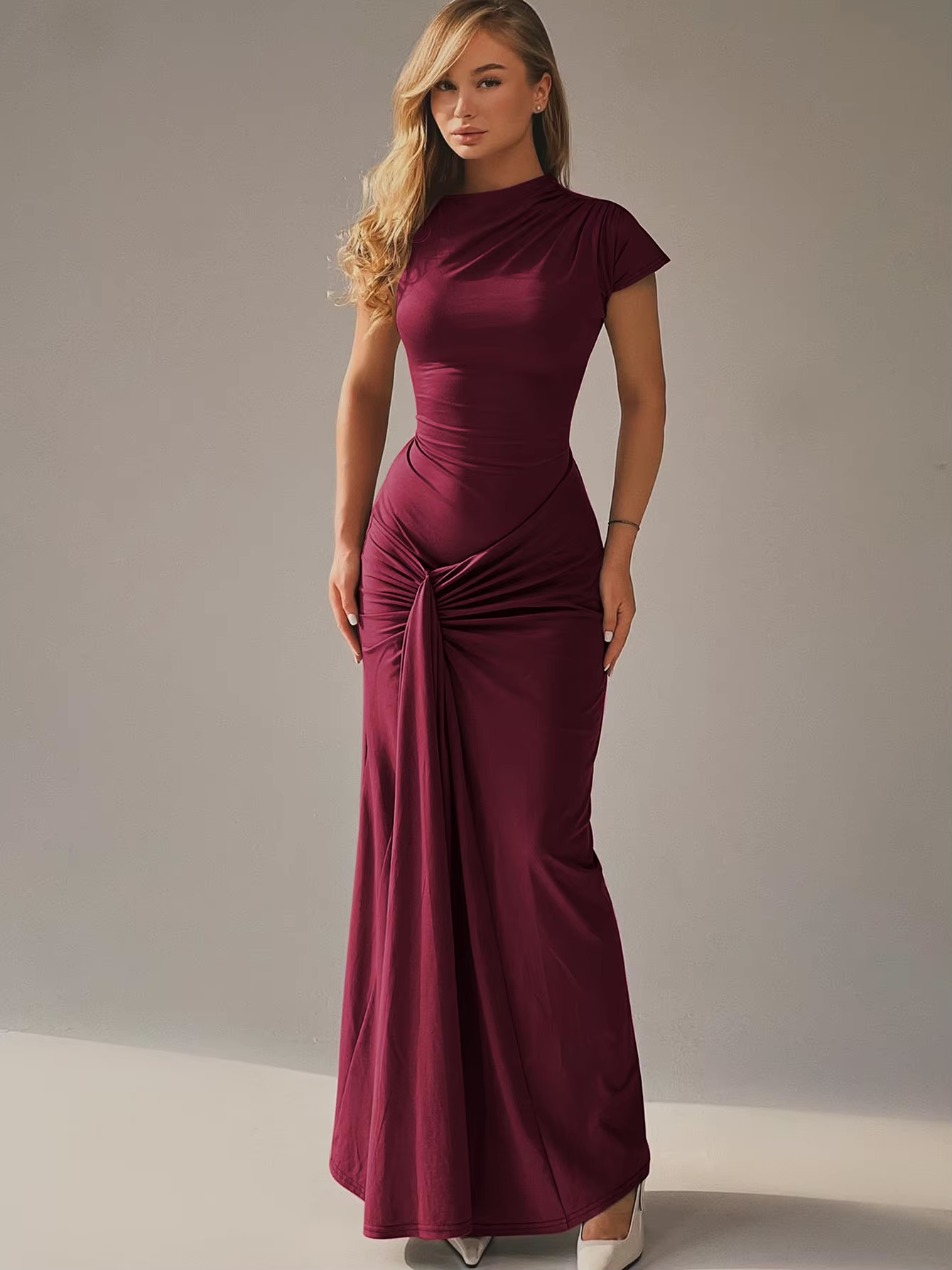 Dames Maxi Gala Jurk met Kanten - Celina