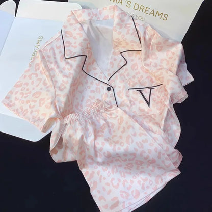 Dames Pyjamaset Zacht Luxe Slaapset voor Vrouwen
